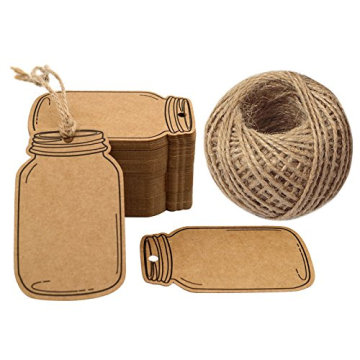 Custom Gift Tags with 100 Feet Twine